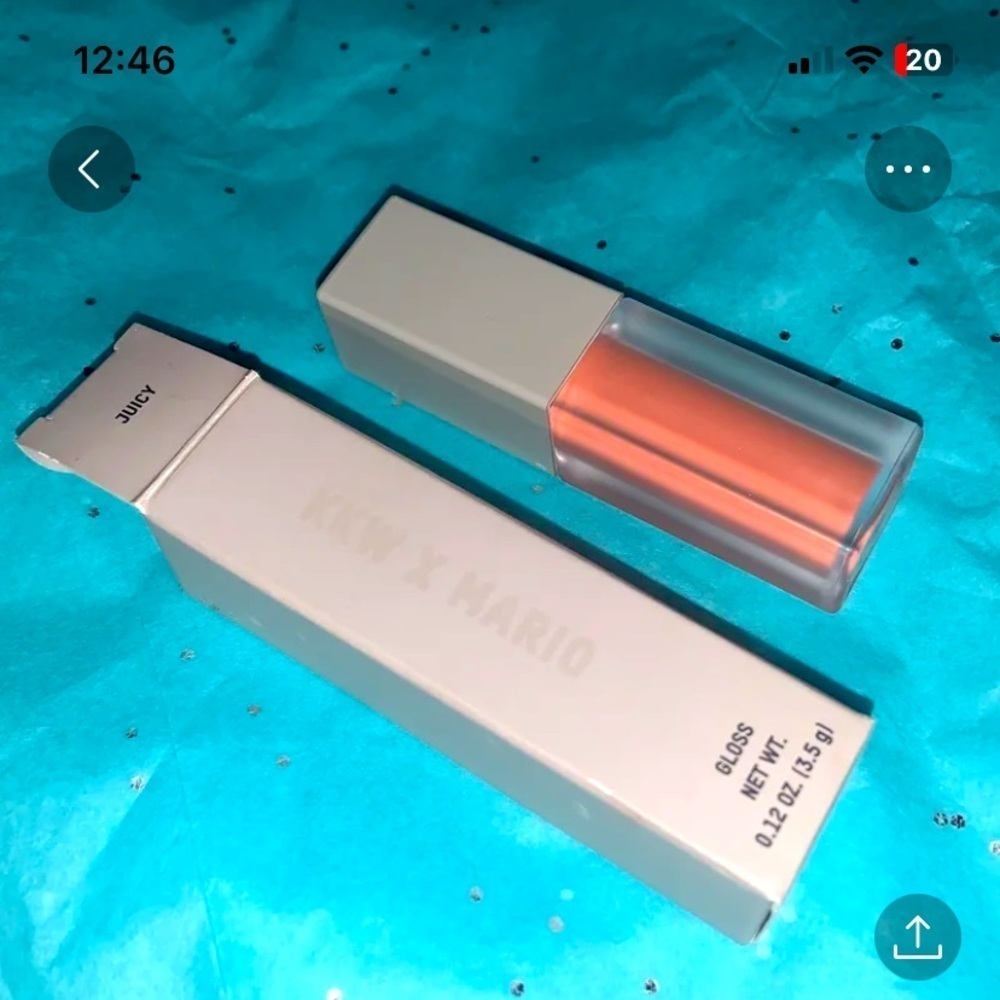 Kkw x Mario juicy gloss